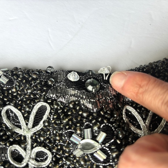 Colin Stuart Embellished Beaded Heeled Boots - Picture 14 of 17